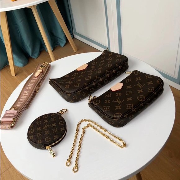 LV Pochette Accessories CrossBody Pink - Picture 6 of 9